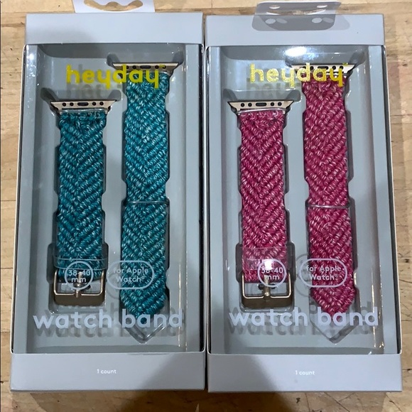 heyday Accessories - Heyday Apple Watch band 38-40 mm pink teal new